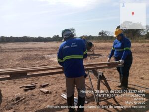 Início das obras em Cáceres (MT)